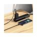 Дата кабель USB 2.0 AM to Lightning 1.0m 2.4A nylon X59 black HOCO (6931474744869)