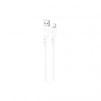 Дата кабель USB-C to Lightning 1.0m silicone X97 Crystal white HOCO (6931474799791)