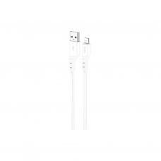 Дата кабель USB-C to Lightning 1.0m silicone X97 Crystal white HOCO (6931474799791)
