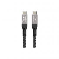 Дата кабель USB-C to USB-C 0.5m USB4 240W 8K60Hz 40Gbps Cablexpert (CCBP-USB4-CMCM240-0.5M)