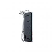 Мережевий фільтр живлення HOCO AC13A 5 роз, USB, USB-C, 17W, 1,5м, Black (HOCO AC13A/B)