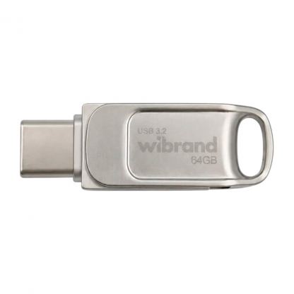 USB флеш накопичувач Wibrand 64GB Bee Silver USB 3.2/Type-C (WI3.2TC/BE64TC039S)