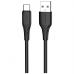 Дата кабель USB 2.0 AM to USB-C 2.0m 3A textured PVC black ColorWay (CW-CBUC095-BK)