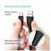 Дата кабель USB 2.0 AM to USB-C 2.0m 3A textured PVC black ColorWay (CW-CBUC095-BK)