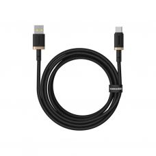 Дата кабель USB AM to USB-C 1.0m 60W black/gold Baseus (P10377802U01-00)