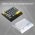 Клавіатура Ajazz AK029 Ice Island Magnetic Switch USB UA White/Blue (AK029-I-WB)