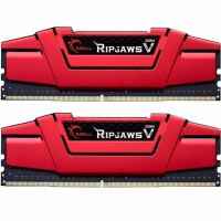 Модуль пам'яті для комп'ютера DDR4 16GB (2x8GB) 3000 MHz RipjawsV Red G.Skill (F4-3000C16D-16GVRB)