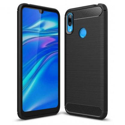 Чехол для мобильного телефона Laudtec для Huawei Y7 2019 Carbon Fiber (Black) (LT-HY72019B)