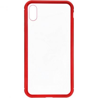 Чехол для мобильного телефона Armorstandart Magnetic Case 1 Gen. iPhone XS Max Clear/Red (ARM53391)