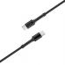 Дата кабель USB-C to USB-C 1.0m (PD Fast Charging) 3.0А (68W) ColorWay (CW-CBPDCC030-GR)