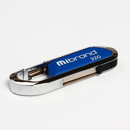 USB флеш накопитель Mibrand 32GB Aligator Blue USB 2.0 (MI2.0/AL32U7U)