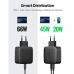 Зарядное устройство Ugreen CD216 66W 2xType-C PD Charger (Black) (70867)