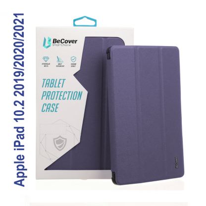 Чехол для планшета BeCover Soft Edge Pencil mount Apple iPad 10.2 2019/2020/2021 Purple (706816)