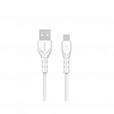 Дата кабель USB 2.0 AM to Lightning 3A white Proda (PD-B47i-WHT)