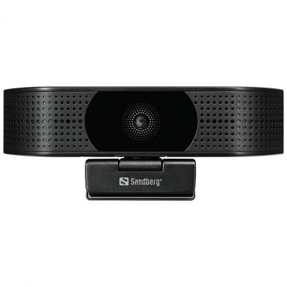 Веб-камера Sandberg Webcam Pro Elite 4K UHD (IMX258) Autofocus USB-A/USB-C Black (134-28)