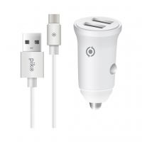 Зарядное устройство Piko CC-312 (2USB3,1A) + USB-C cable (1283126538803)