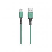Дата кабель USB 2.0 AM to Type-C 1.0m PD-B51a Green Proda (PD-B51a-GR)