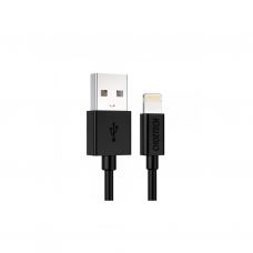 Дата кабель USB 2.0 AM to Lightning 1.2m 2.1A MFI Black Choetech (IP0026-BK)