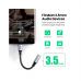 Перехідник USB-C to 3.5mm F 0.10m AV161 Ugreen (80154)