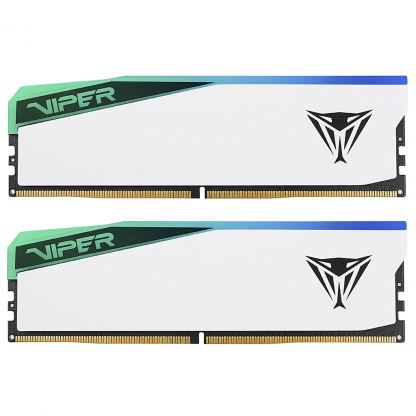 Модуль пам'яті для комп'ютера DDR5 32GB (2x16GB) 6200 MHz Viper Elite 5 RGB Patriot (PVER532G62C42KW)