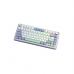 Клавіатура Aula F75 Gasket Greywood V3 switch Hot-Swap PBT Wireless/Bluetooth/USB White (6948391208640)