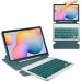 Чехол для планшета BeCover 360° Rotatable + Keyboard Samsung Tab S6 Lite 10.4 P610/P613/P615/P619 Dark Green (712406)