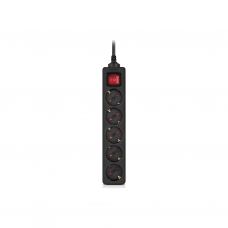 Сетевой фильтр питания REAL-EL RS-PROTECT M 10m, black (EL122300037)