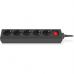 Сетевой фильтр питания REAL-EL RS-PROTECT M 10m, black (EL122300037)