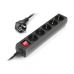 Сетевой фильтр питания REAL-EL RS-PROTECT M 10m, black (EL122300037)