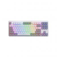 Клавиатура Hator Rockfall 3 Mecha TKL QMK/VIA Orange Wireless White (HTK851UA)