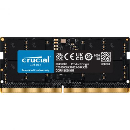 Модуль памяти для ноутбука SoDIMM DDR5 16GB 4800 MHz Micron (CT16G48C40S5T)