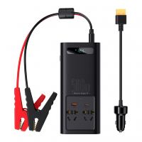 Автомобильный инвертор 12V/220V 500W Super Si Power Inverter CN/EU Black Baseus (CGNB000101)
