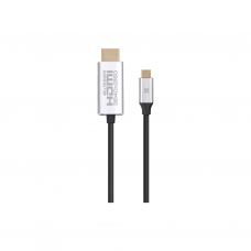 Кабель мультимедийный USB-C to HDMI hdlink-60h.grey Promate (hdlink-60h.grey)