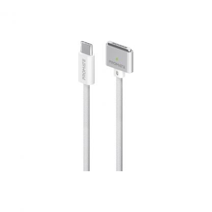 Дата кабель USB-C to MagSafe 3 white Promate (magcord-140pd.white)
