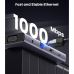 Концентратор Ugreen USB3.1 Type-C to HDMI/VGA/USB 3.0х3/RJ45/SD/TF/PD/35мм TRRS 100W 10-in-1 (15601)