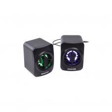 Акустическая система Maxxter CSP-U005RGB USB Black (CSP-U005RGB)