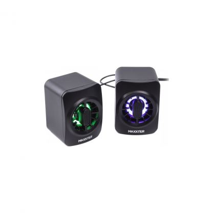 Акустическая система Maxxter CSP-U005RGB USB Black (CSP-U005RGB)