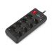 Сетевой фильтр питания REAL-EL RS-PROTECT 805 3m, black (EL122300043)