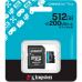 Карта памяти Kingston 512GB microSDXC сlass 10 UHS-I U3 V30 A2 Canvas Go Plus G4 (SDCG4/512GB)