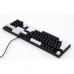 Клавіатура Vinga KBGM-095 LED Brown Switch USB White/Black (KBGM-095BR White/Black)