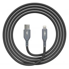 Дата кабель USB 2.0 AM to Lightning 1.0m Magnetic 2A black Armorstandart (ARM75508)