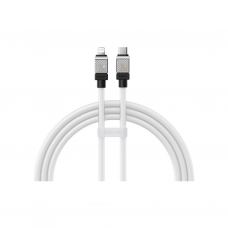 Дата кабель USB-C to Lightning 2.0m CoolPlay Fast Charging 20W white Baseus (CAKW000102)
