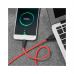 Дата кабель USB 2.0 AM to USB-C 1.0m 2A silicone X21 black+red HOCO (6957531071419)