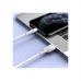 Дата кабель USB 2.0 AM to Lightning 1.0m 2.4A PVC BX43 white BOROFONE (6931474735584)