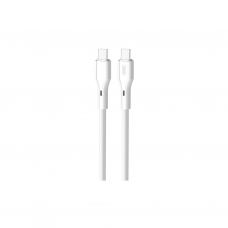 Дата кабель USB-C to USB-C 1.0m 60W Rock XO (NBQ231B_White)