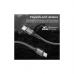 Дата кабель USB-C to USB-C 1.2m 60W PD FletchLink-CC black Promate (fletchlink-cc.black)