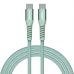 Дата кабель USB-C to USB-C 1.2m Magnetic 100W green Verbatim (31855)