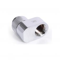 Фитинг для СЖО Alphacool Eiszapfen 16mm off set fitting rotatable - chrome (17602)