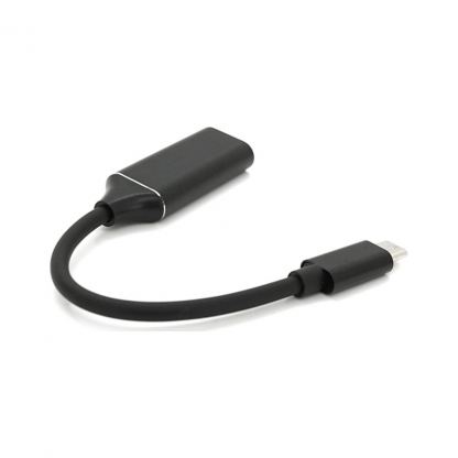 Переходник USB-C to HDMI F 0.1m 4K black Voltronic (YT-C-Type-C(M)/HDMI(F)Bk)