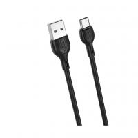 Дата кабель USB 2.0 AM to USB-C 2.0m 2.1A black XO (NB200-TC-BK)